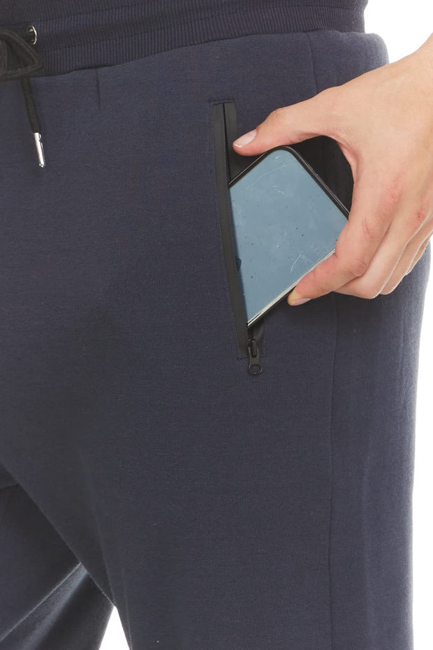 Logan - Pantalon de sport décontracté avec fermeture éclair
