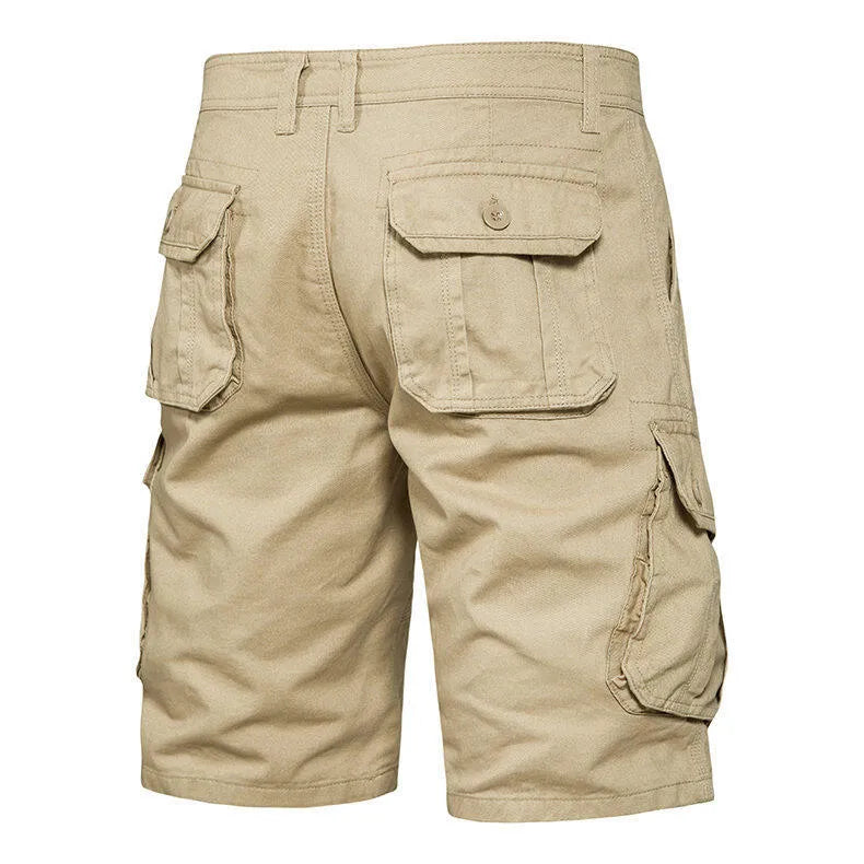 Lässige Cargo-Taschen-Shorts aus Baumwolle für Herren - Jason