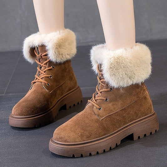Damen-Thermostiefel mit Soft-Touch-Effekt - Vaelinne