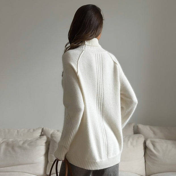 Gestrickter Rollkragenpullover für Frauen - Amara