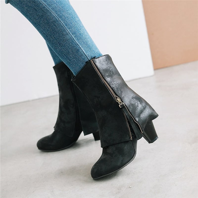 Damen-Stiefeletten im Retro-Stil - Livanne