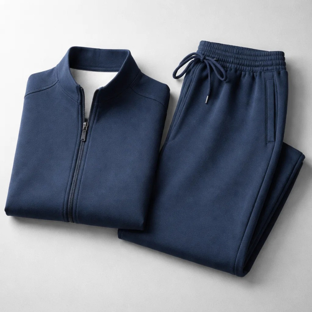 Ensemble de sport pour hommes avec fermeture éclair sur le devant et pantalon droit - Adrián