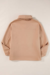 Aubrey - Rollkragen-Sweatshirt mit Kordel und Ärmeln