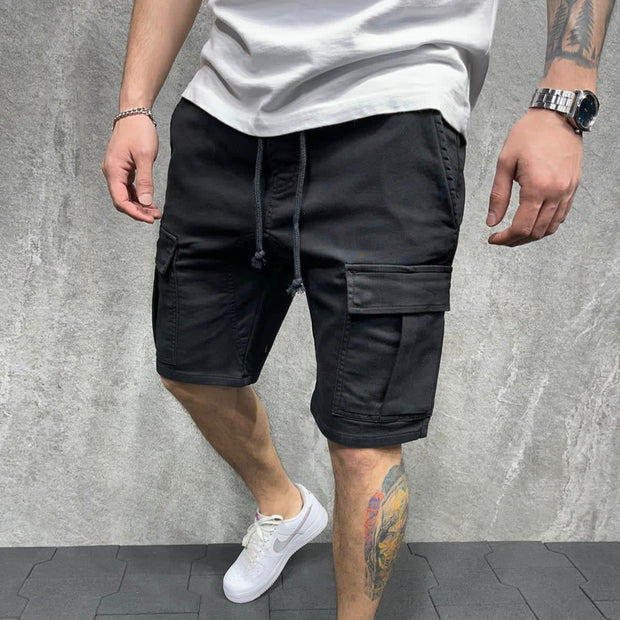 Short homme en coton avec poches cargo - Dario