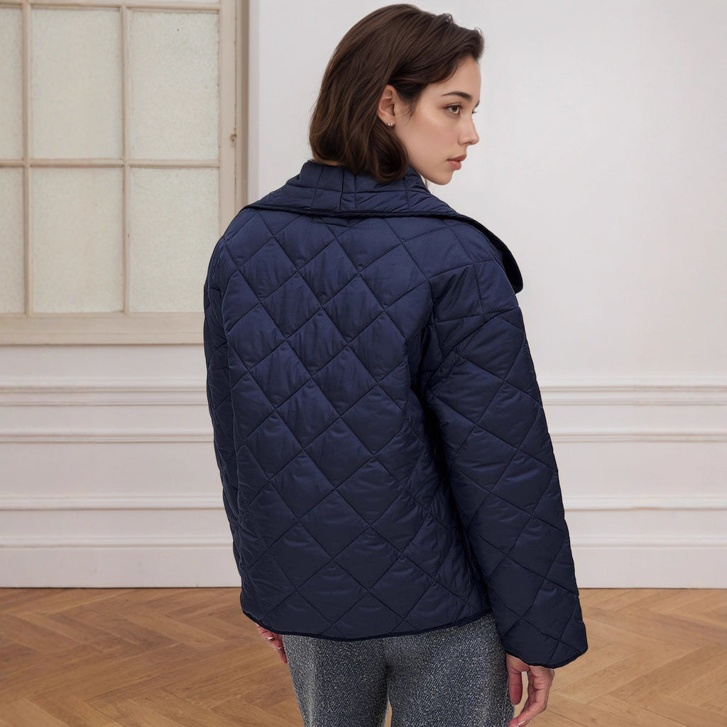 Kurze Jacke mit Steppeffekt für Frauen - Elnara