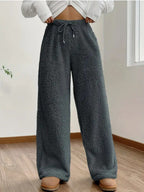 Flauschige strukturierte Damenhose - Avenne