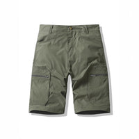 Short cargo avec poches et fermeture éclair latérale pour hommes - Erling