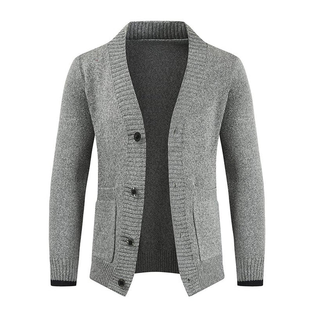 Cardigan en maille à col châle pour homme - Emil