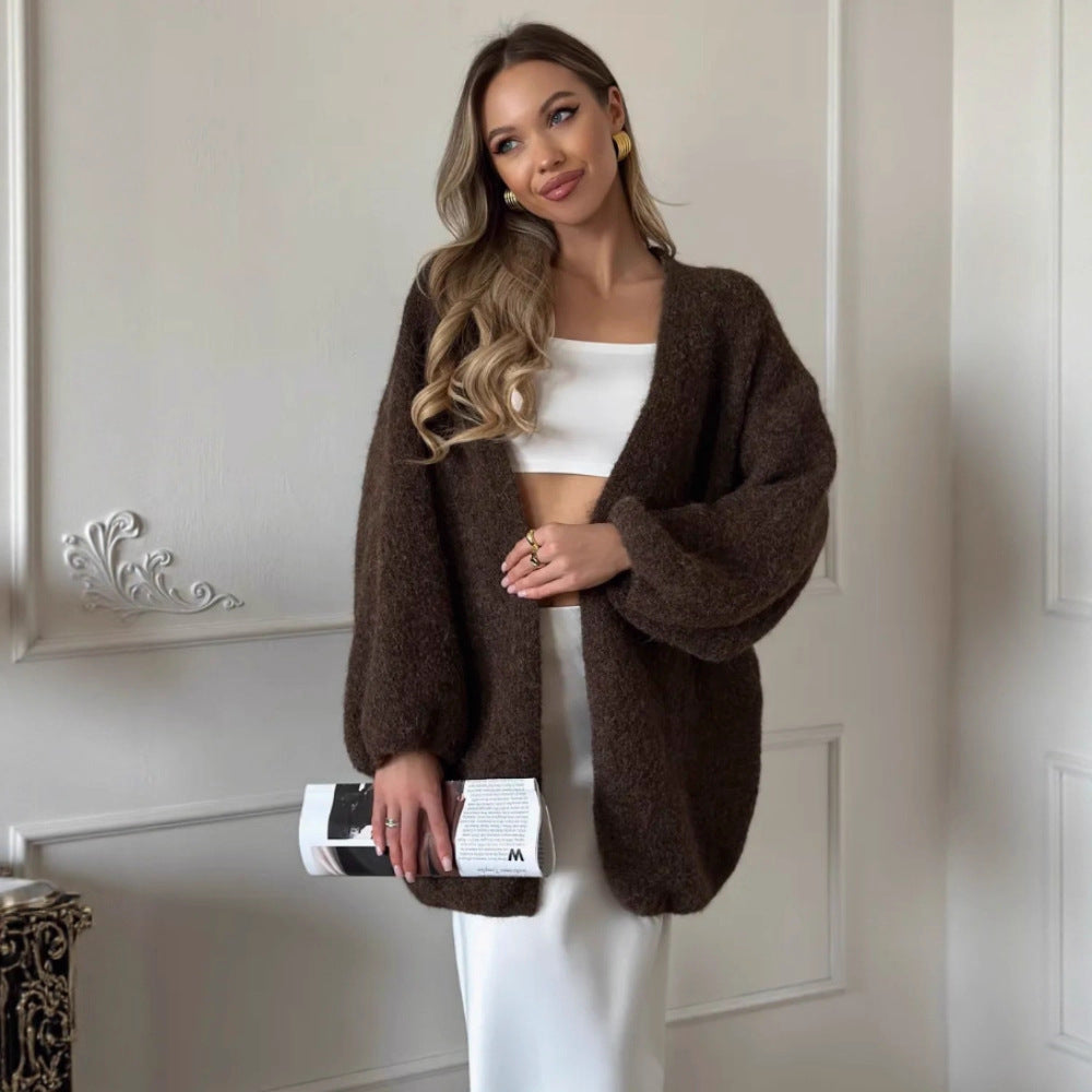 Damen Strickjacke in Übergröße - Liora