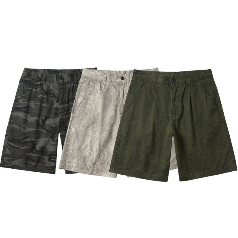 Camouflage-Druck lässig gerade geschnittene Herren-Shorts - Valerio