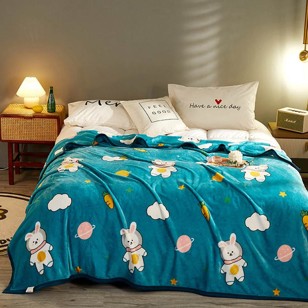 Couverture en flanelle d'automne