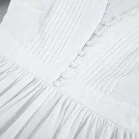 Kurzes Damenkleid mit Zierknöpfen - Mirella