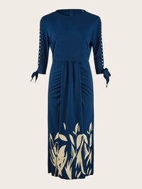 Godiva - Elegant Dress With Beaded Sleeves