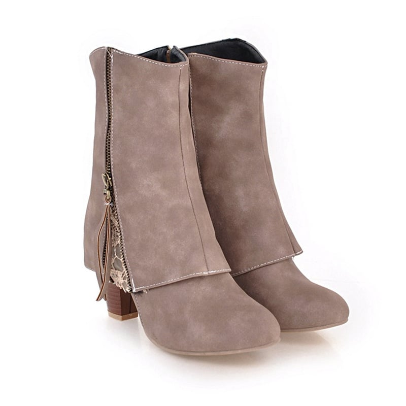 Damen-Stiefeletten im Retro-Stil - Livanne