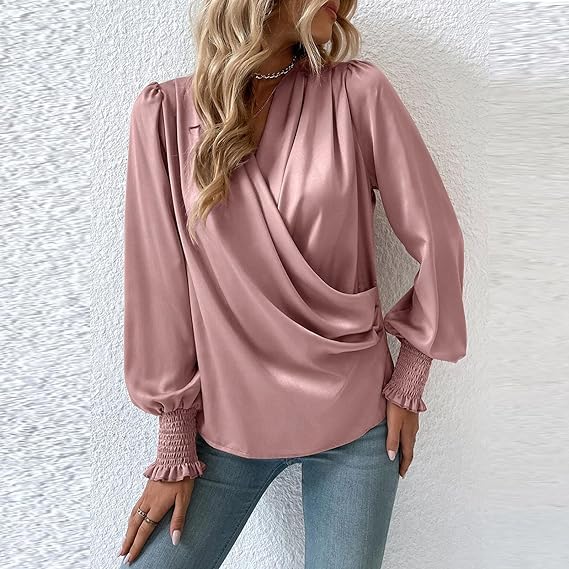 Farah - Blouse élégante avec décolleté en V