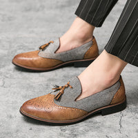 Mocassins homme cuir textile casual - Henrik