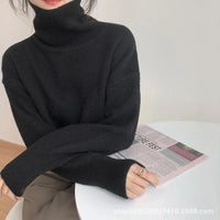 Brielle - Rollkragenpullover im Stil eines gesteppten Pullovers