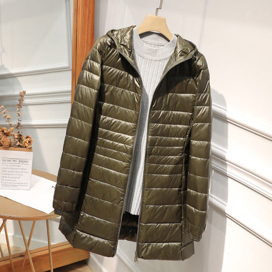 Veste à capuche longue et légère pour femmes - Alva
