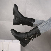 Nina - Bottes Martin Talon Bas
