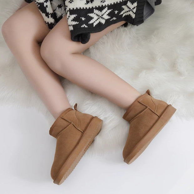 Bottines d'hiver pour femmes en daim avec doublure intérieure - Sophia