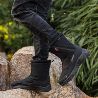 Wasserdichte Herrenstiefel mit seitlichem Reißverschluss und rutschfester Sohle - Rayan