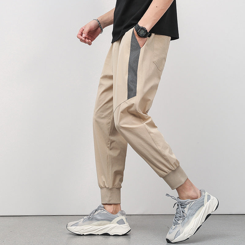 Konisch zulaufende Herrenhose mit Gummizug am Saum - Lucas