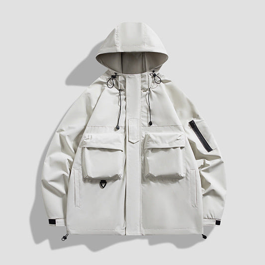 Veste cargo coupe-vent avec capuche - Lukas