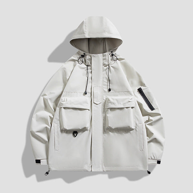 Veste cargo coupe-vent avec capuche - Lukas