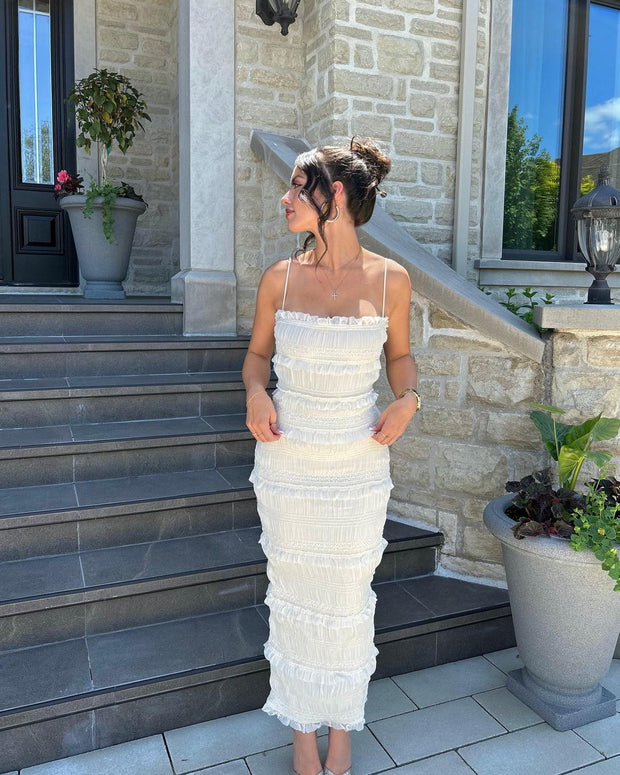 Pame - Robe sans manches à volants