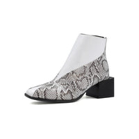 Modische Damenstiefeletten mit Druck - Avril