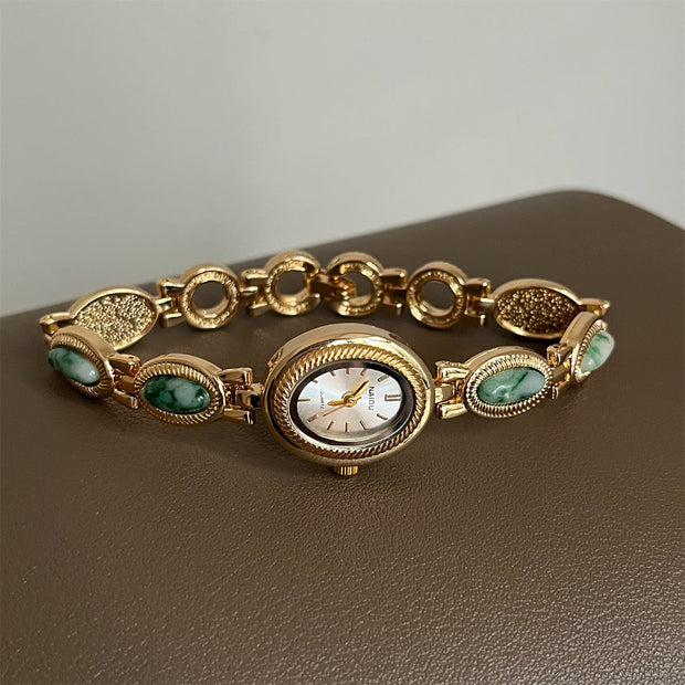 Bijoux femme montre bracelet avec détail ovale - Alviera