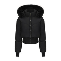 Veste courte à capuche pour femme - Avenil