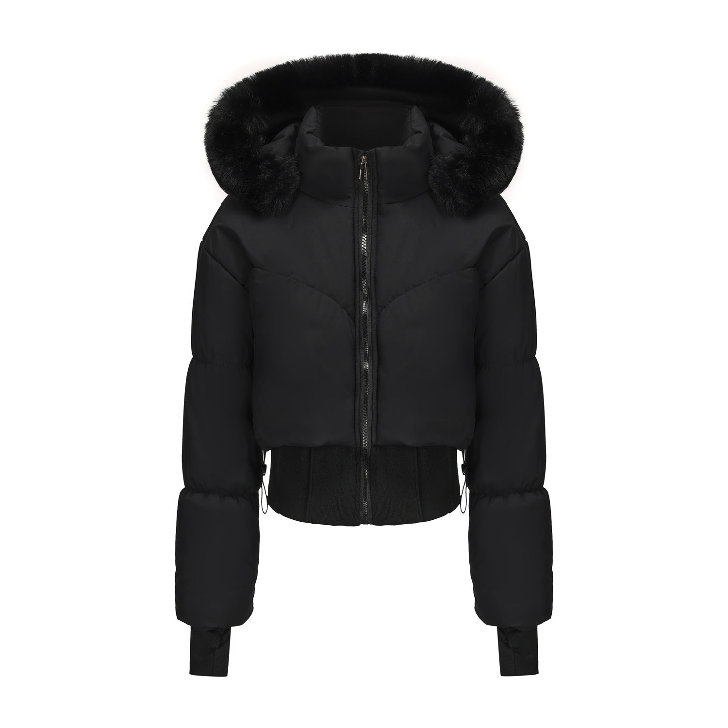 Kurze Damenjacke mit Kapuze - Avenil