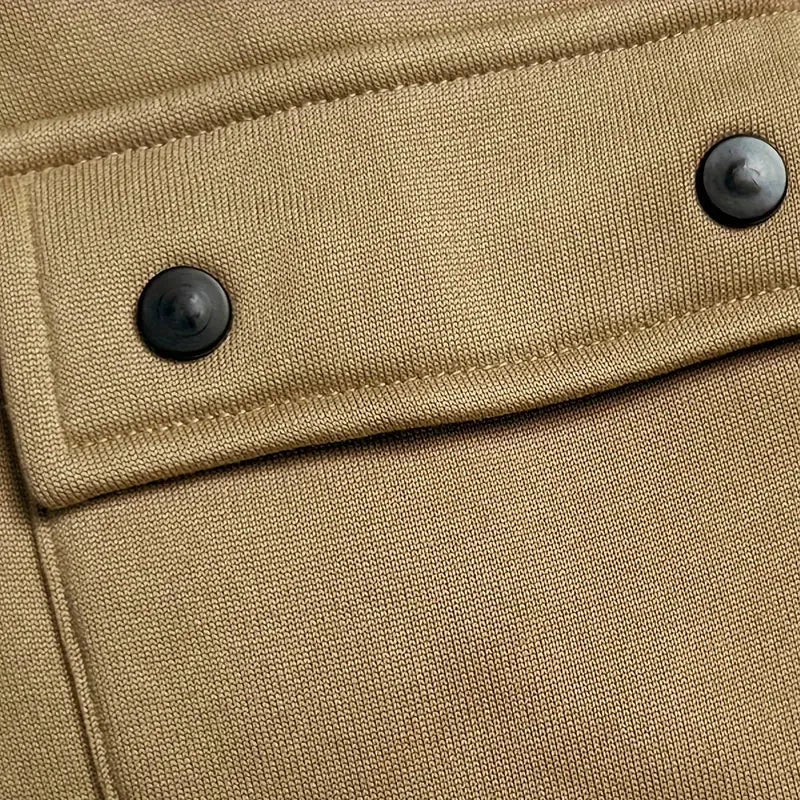 Herren Sweatshirt mit Kapuze und Taschen - Cesar