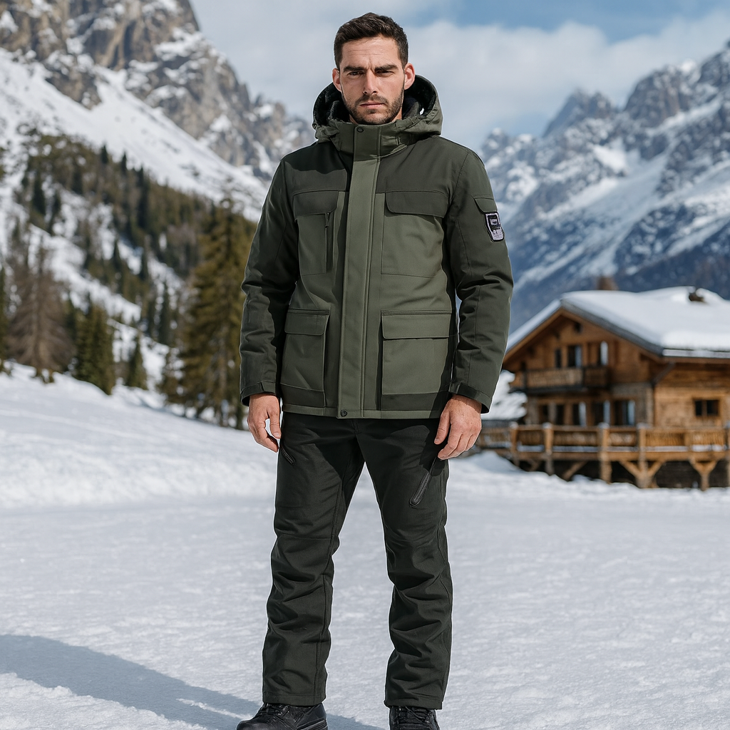 Wasser- und winddichte Skijacke für Herren - Frostmark