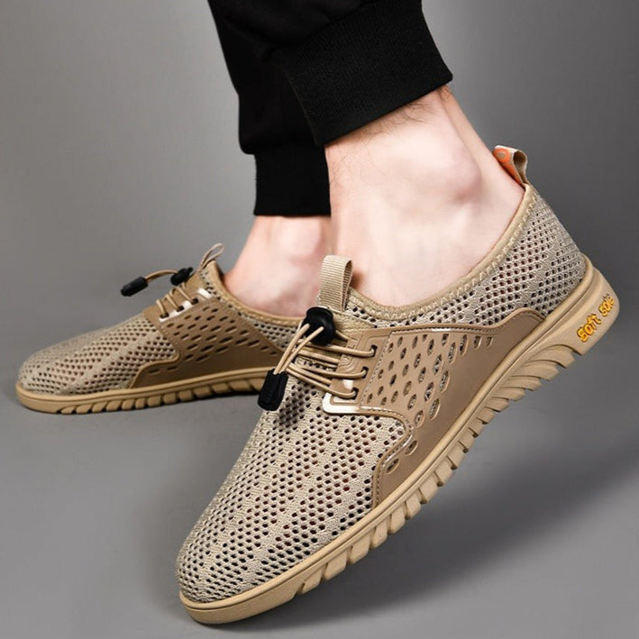 Atmungsaktive Mesh-Turnschuhe für Männer in leichtem Stil - Damien