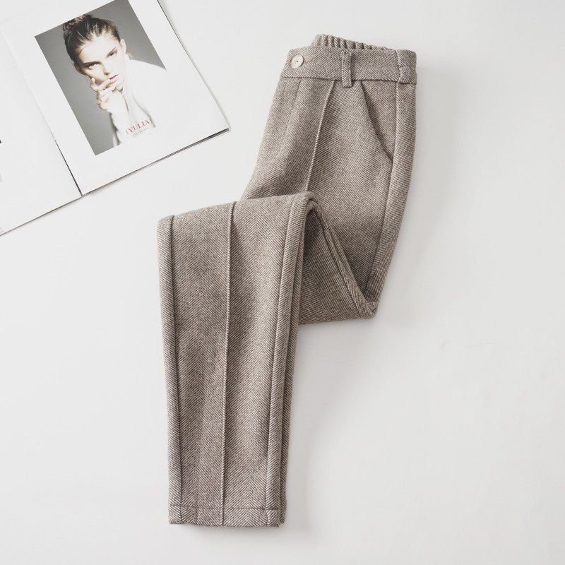 Warme Damenhose mit Woll-Effekt - Annelise