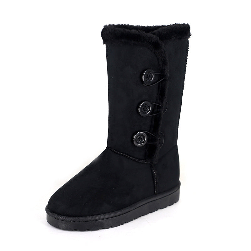 Damenstiefelette mit Plüsch-Effekt - Narelle