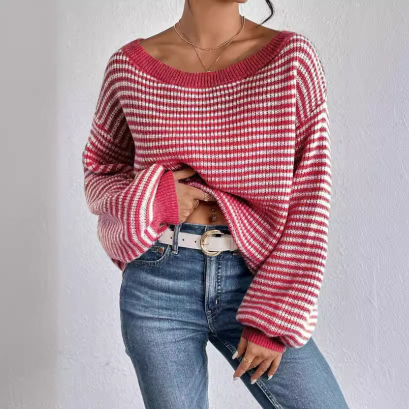 Lässiger Damen-Strickpullover - Signe