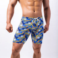 Short de bain de sport imprimé pour hommes