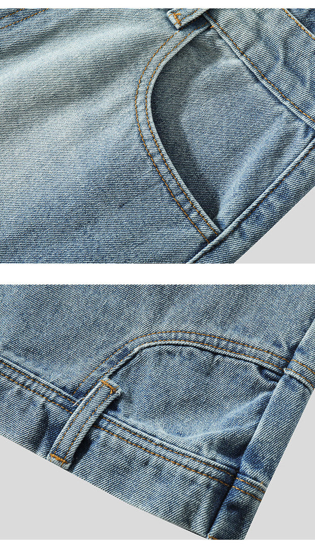 Bermuda en denim ample pour hommes - Hudson