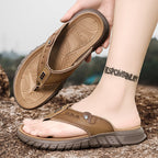 Herrensandalen mit rutschfester Sohle im sportlichen Stil - Óscar