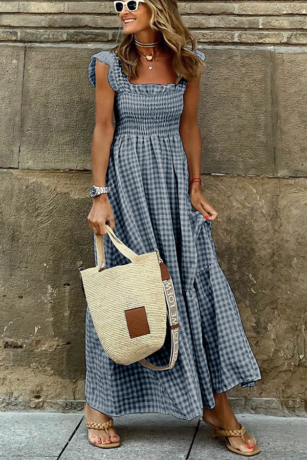 Marlene | Smocked long dress