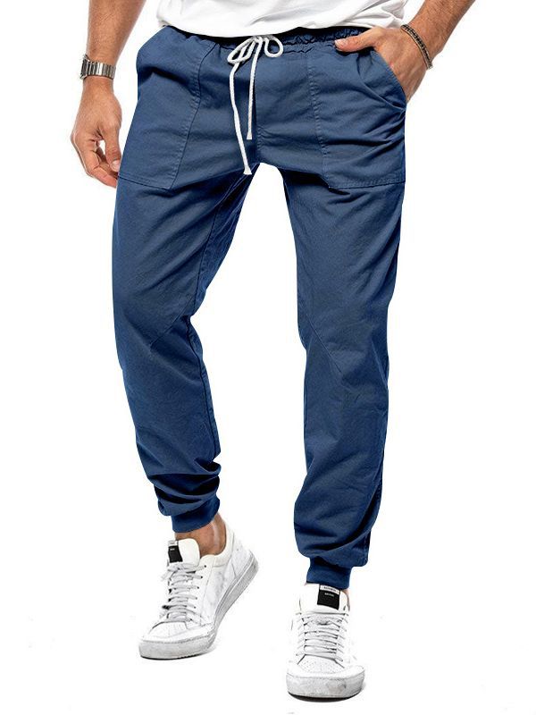 Konische Herren-Jogginghose mit Kordelzug und Taschen - Falk