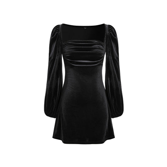 Robe en velours pour femme - Yalena