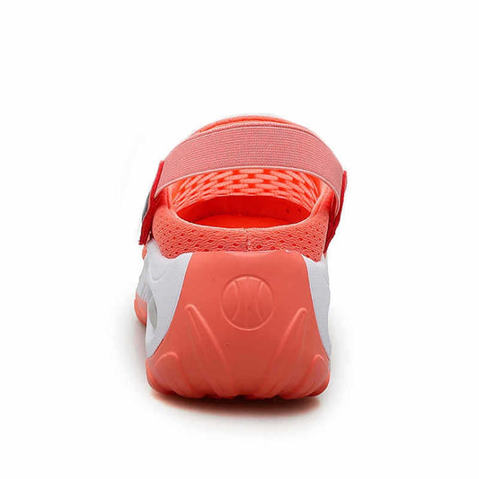 Sabots de sport respirants de couleur corail pour femmes - Kaila