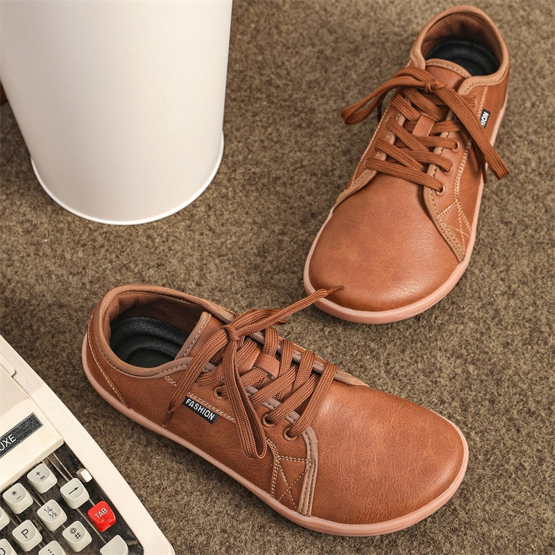 Herrenschuhe mit breiter Zehe und flexibler Sohle - Iker