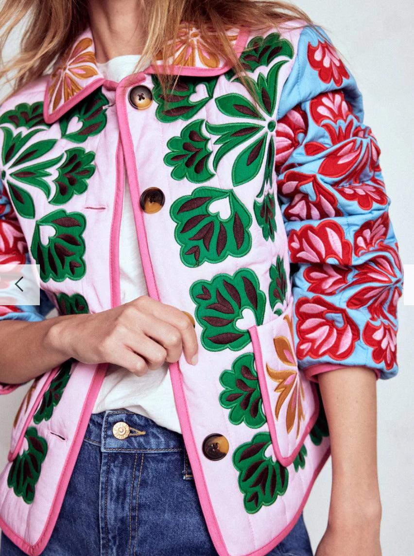 Jacke mit Frühlingsmotiv für Frauen - Madison