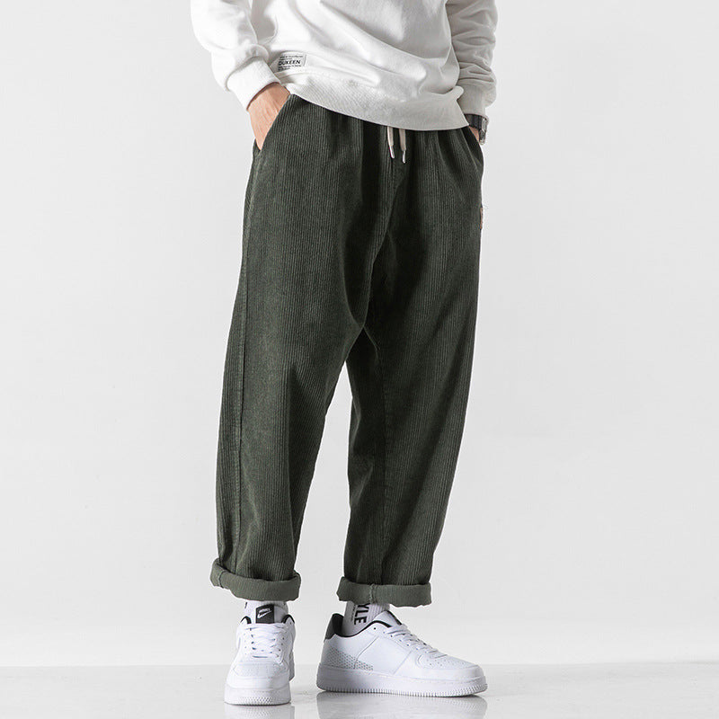 Herrenhose mit weichem Kord-Effekt - Edrion
