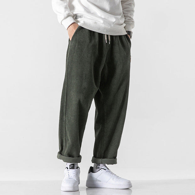 Herrenhose mit weichem Kord-Effekt - Edrion